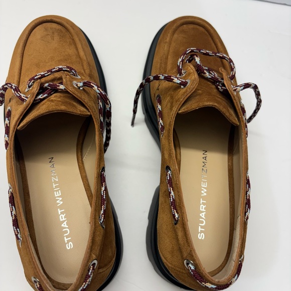 Stuart Weitzman Tan Suede Men's Loafers - Picture 5 of 9